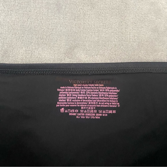 New! Victoria's Secret Swim Shine Strap High-Waist Cheeky Bikini Bottom 4467 - Picture 3 of 8